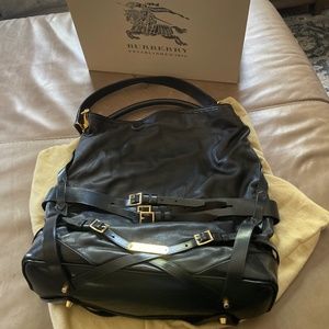 Black Burberry purse